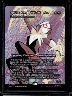 2025 Magic The Gathering Spider-Man Spider-Gwen Web-Warrior Borderless #0024 - Image 1