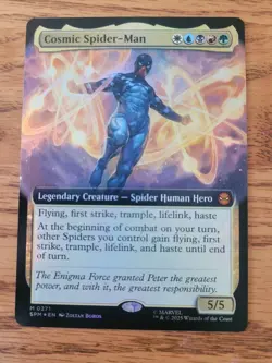 Cosmic Spider-Man (Extended Art) Marvel's Spider-Man Foil - Image 1