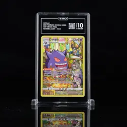 TAG 10 - 2022 POKEMON SWORD & SHIELD LOST ORIGIN #TG06 FULL ART/GENGAR - Image 1