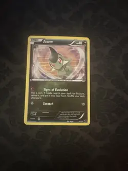 Pokemon TCG - AXEW - Dragon Vault 12/20 Holo Pokemon - Image 1