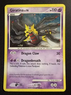 Pokemon Giratina TCG Holo Rare Platinum Exclusive Cosmos 2009 28/127 NM - Image 1