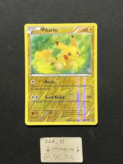 Pokemon XY Generations - Pikachu - 16/83 - Reverse Holo Common - VLP/LP - Image 1