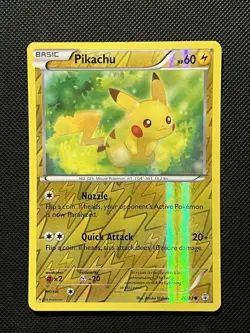 Pokemon XY Generations - Pikachu - 16/83 - Reverse Holo Common - VLP/LP - Image 2