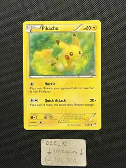 Pokemon XY Generations - Pikachu - 16/83 - Non Holo Common - NM - Image 1