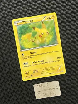 Pokemon XY Generations - Pikachu - 16/83 - Non Holo Common - NM - Image 3
