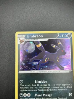 Pokemon TCG: Umbreon SWSH129 Black Star Promo Holo Swirl - Image 3