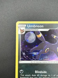 Pokemon TCG: Umbreon SWSH129 Black Star Promo Holo Swirl - Image 4