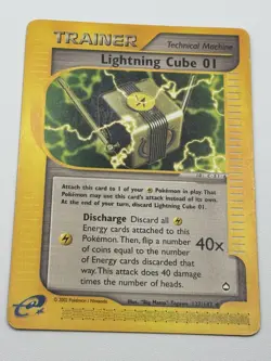 Pokemon - Lightning Cube 01 - 127/147 - Uncommon - Aquapolis TCG - Image 2