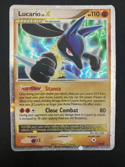 Pokemon TCG Lucario LV X Promo Holo Pokemon Promos Holo Promo Promo - Image 1