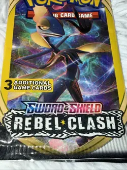 Pokemon TCG Sword & Shield Rebel Clash Sleeved Booster Pack Sealed New - Image 5