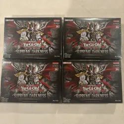 Yu-gi-oh Supreme Darkness Mini Four Pack Booster Sealed 1st Edition LOT OF 4 NEW - Image 1