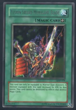 Fusion Sword Murasame Blade LOD-079 Unlimited Foil Rare Yu-Gi-Oh! With Freebies - Image 1