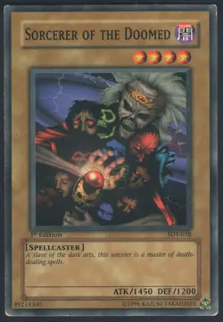 Sorcerer of the Doomed SDY-038 1st Ed. Yu-Gi-Oh! With Freebies - Image 1
