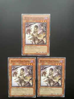Yugioh Dharc the Dark Charmer TDGS-EN026 Mixed Editions Common Damaged X3 - Image 1