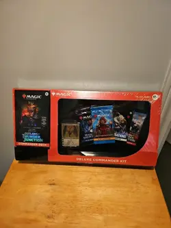 Magic The Gathering Outlaws Thunder Junction Deluxe Commander Kit Cards Kit MTG - Image 1