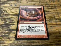 MTG PLC Planar Chaos Fury Charm Artist Proof Signed John Avon Magic Card - Image 1