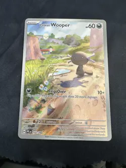 Paldean Wooper 102/094 Illustration Rare English Pokemon Card Phantasmal Flames - Image 1