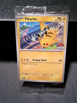 Pikachu 190/SVP - Promo Pokemon Card Mew World Championships 2024 Sealed - Image 1