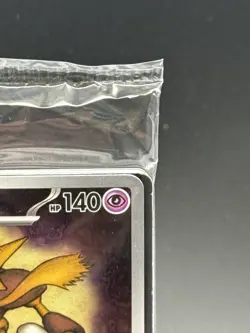 Pokemon Tcg:mega Evolution- ALAKAZAM(MEP-009) ETB Black Star Promo Card Sealed - Image 2