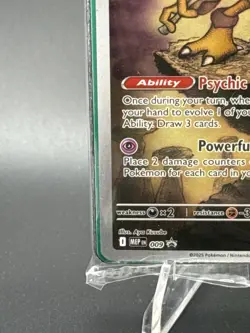 Pokemon Tcg:mega Evolution- ALAKAZAM(MEP-009) ETB Black Star Promo Card Sealed - Image 4
