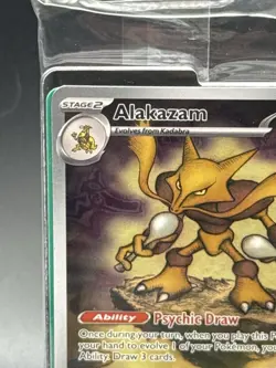 Pokemon Tcg:mega Evolution- ALAKAZAM(MEP-009) ETB Black Star Promo Card Sealed - Image 5