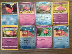 Slowpoke Slowbro Slowking Pokemon Card Collection Lot Of 16 With Holo + Reverses - Image 3