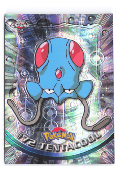 Topps Chrome 2000 Tentacool Pokemon Card #72 SPECTRA - Image 1