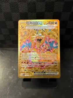 Pokemon Charizard ex #228/197 SV03: Obsidian Flames Full Art Holo NM TCG Card - Image 1