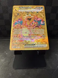 Pokemon Charizard ex #228/197 SV03: Obsidian Flames Full Art Holo NM TCG Card - Image 3