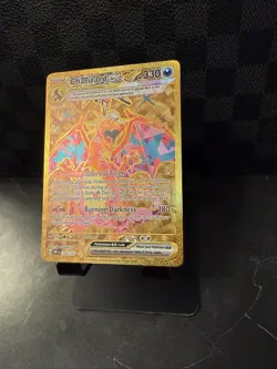 Pokemon Charizard ex #228/197 SV03: Obsidian Flames Full Art Holo NM TCG Card - Image 4