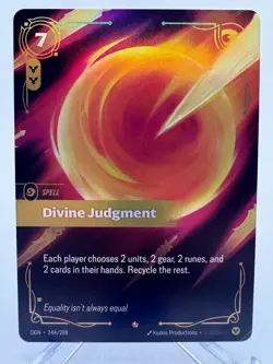 Riftbound Divine Judgement Card Origins OGN 244/298 League Of Legends English - Image 1