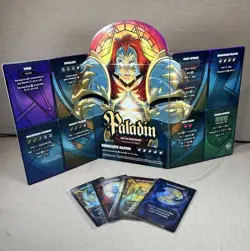 Dice Throne Paladin Alt Art--Promo Pack with 4 Foil Art Cards, Age of Devotion - Image 1