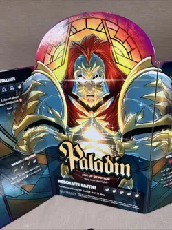 Dice Throne Paladin Alt Art--Promo Pack with 4 Foil Art Cards, Age of Devotion - Image 2