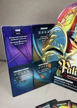 Dice Throne Paladin Alt Art--Promo Pack with 4 Foil Art Cards, Age of Devotion - Image 3