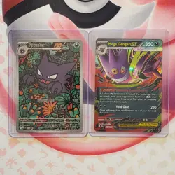 Haunter 027 Promo + Mega Gengar ex 056/094 - Box Fresh - Pokemon Card Lot #914 - Image 1