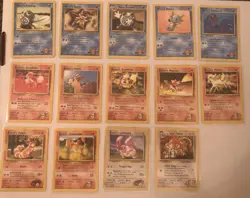 Lot of 14 Gym Heroes Set Pokemon Cards - Image 2