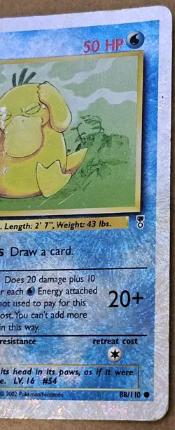 Psyduck Legendary Collection Reverse HOLO Pokemon Card 2002 88/110 - Image 4