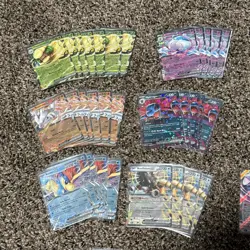 Pokemon Black Bolt White Flare Full Art, EX, Pokeball, reverse holos card lot - Image 2