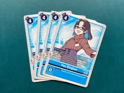 Yao Qinglan BT19-082 Playset Special Booster 2.0 2.5 Digimon Card Game x4 - Image 1