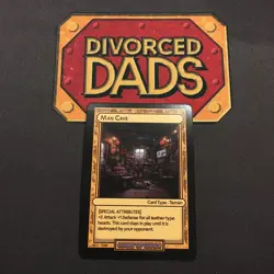 Divorced Dads Court of Chaos - Man Cave - Discontinued card - Image 1