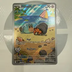 Dwebble 129/086 Black Bolt Pokemon TCG Card Fresh From Pack - Image 1