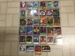 Bakugan Battle Brawlers Gaming Cards - Lot of 37 Used Magnetic & Non-Mag Cards - Image 1