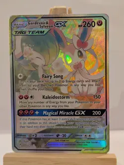 Custom Fan Art Gardevoir & Sylveon GX High Quality Custom Card Tag Team Rainbow - Image 1