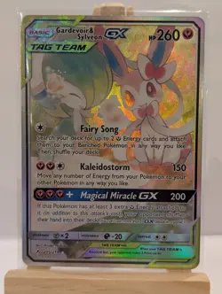 Custom Fan Art Gardevoir & Sylveon GX High Quality Custom Card Tag Team Rainbow - Image 2