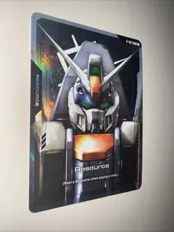 GUNDAM TCG CARD GAME GD01 / R-007 C+ DUEL GUNDAM - RESOURCE - FOIL - Image 2