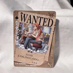One Piece Card OP-02-070 NAMI Wanted Poster TCG - Image 1