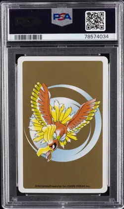 2000 POKEMON GOLD VERSION PLAYING CARDS 5 OF HEARTS #196A ESPEON PSA 10 - Image 2