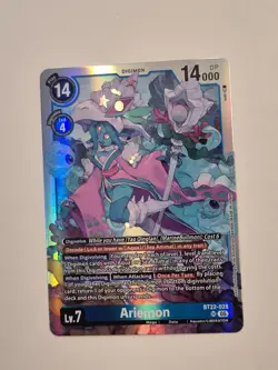 Digimon Card Game Ariemon BT22-028 SR Cyber Eden - Image 1