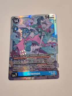 Digimon Card Game Ariemon BT22-028 SR Cyber Eden - Image 2