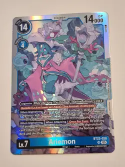 Digimon Card Game Ariemon BT22-028 SR Cyber Eden - Image 3